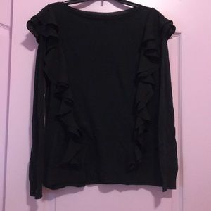 Top with ruffles